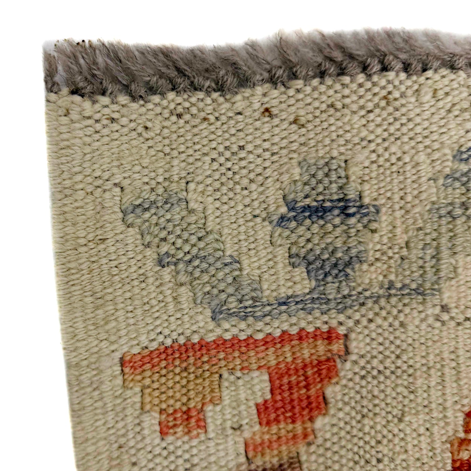 Handmade Turkish Design Wool Kilim Runner 2' 0" x 5' 11" ft / 60 x 180 cm - No. Y39104