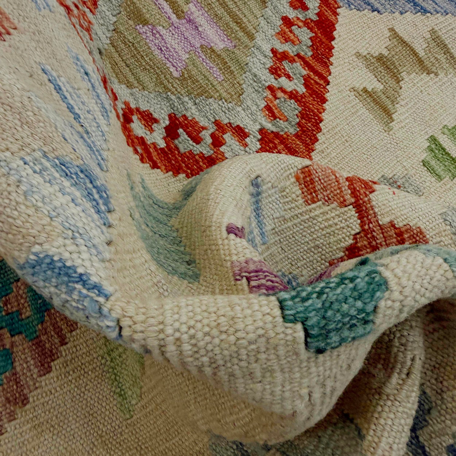 Long Chobi Kilim Runner 2' 7" x 9' 8" ft / 79 x 294 cm - No. Y39107