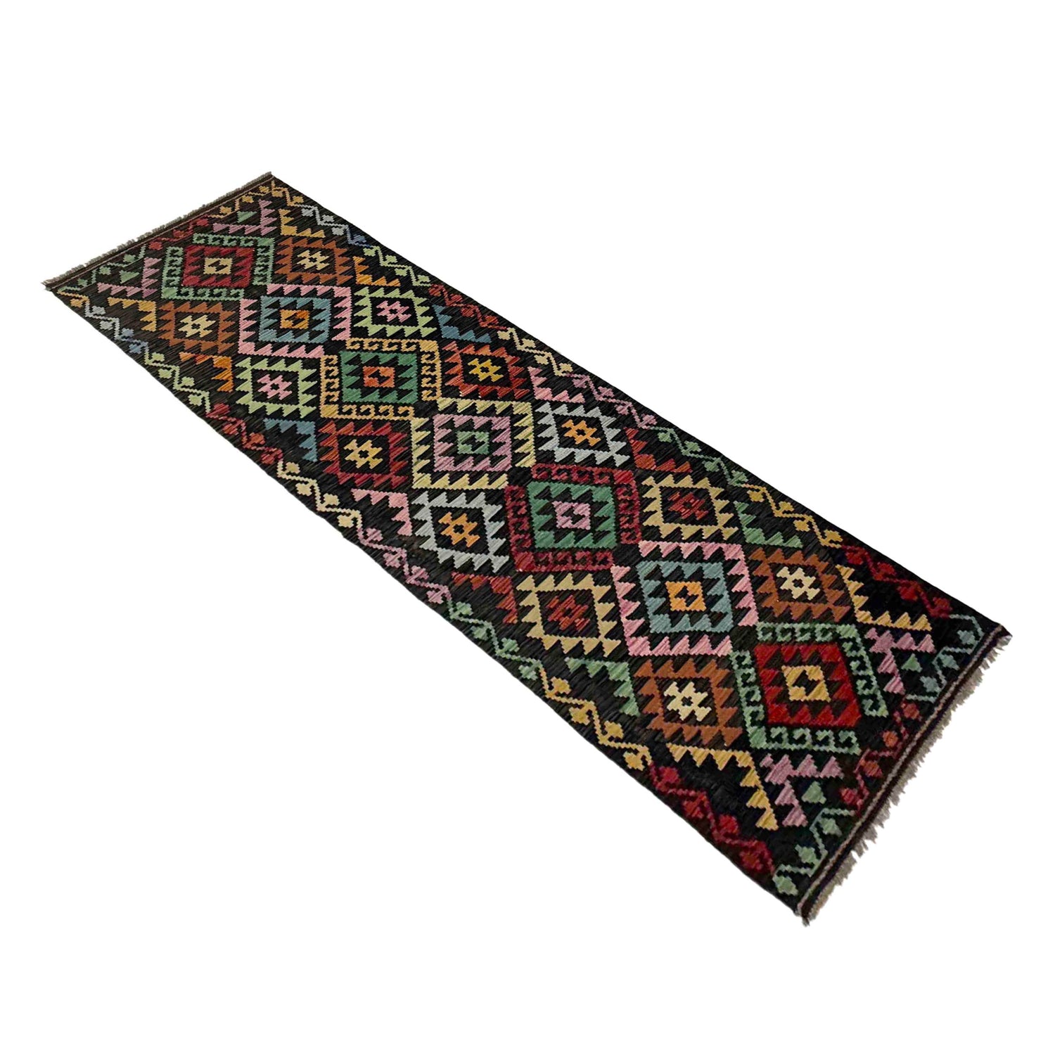 Long Chobi Kilim Runner 2' 8" x 9' 9" ft / 82 x 297 cm - No. Y39108