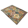 Hand Knotted Flatweave Kilim 4' 0" x 5' 10" ft / 121 x 178 cm - No. Y39114