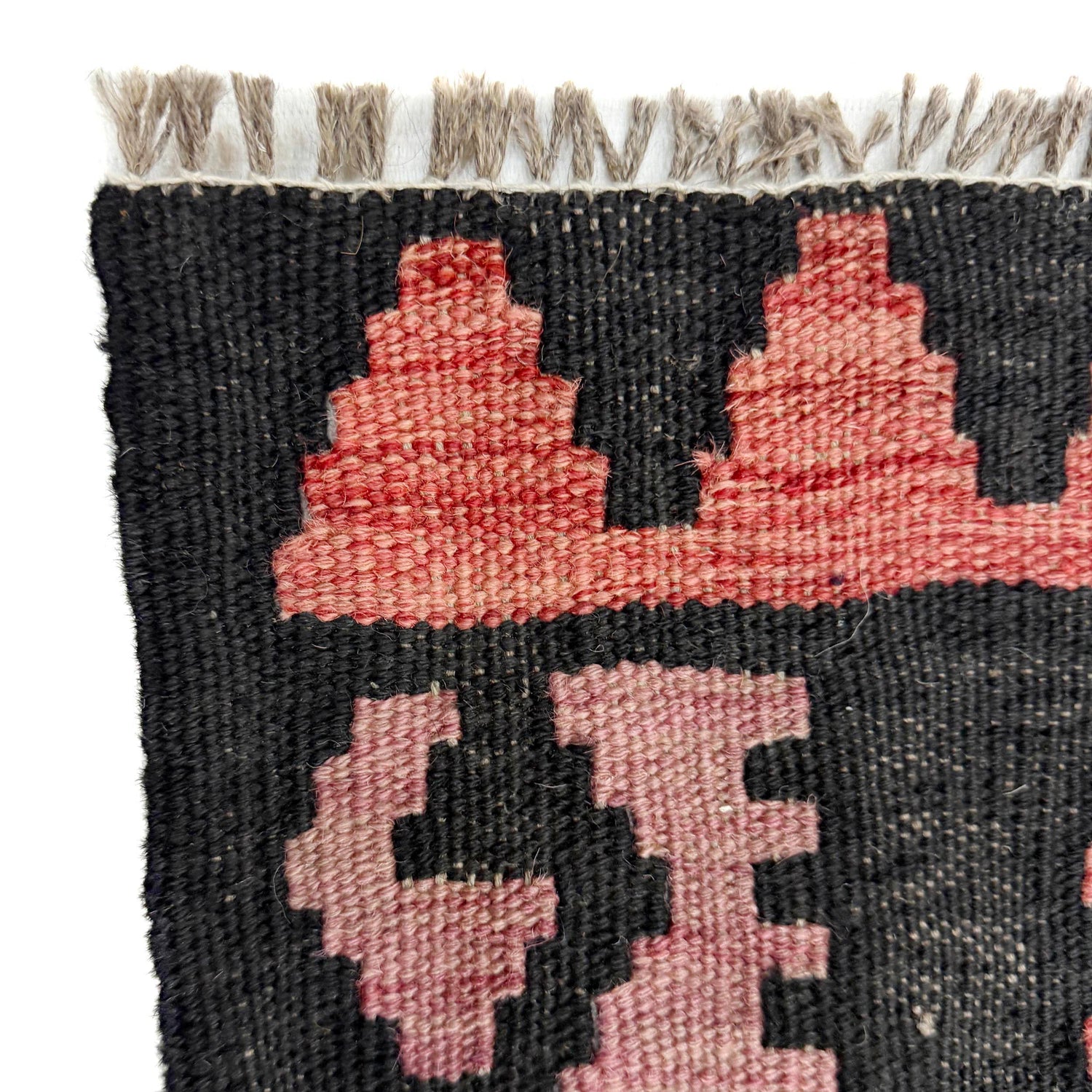 Multi Color ful Flat-Weave Wool Kilim 6' 8" x 9' 5" ft / 203 x 287 cm - No. Y39119