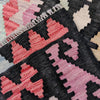 Multi Color ful Flat-Weave Wool Kilim 6' 8" x 9' 5" ft / 203 x 287 cm - No. Y39119