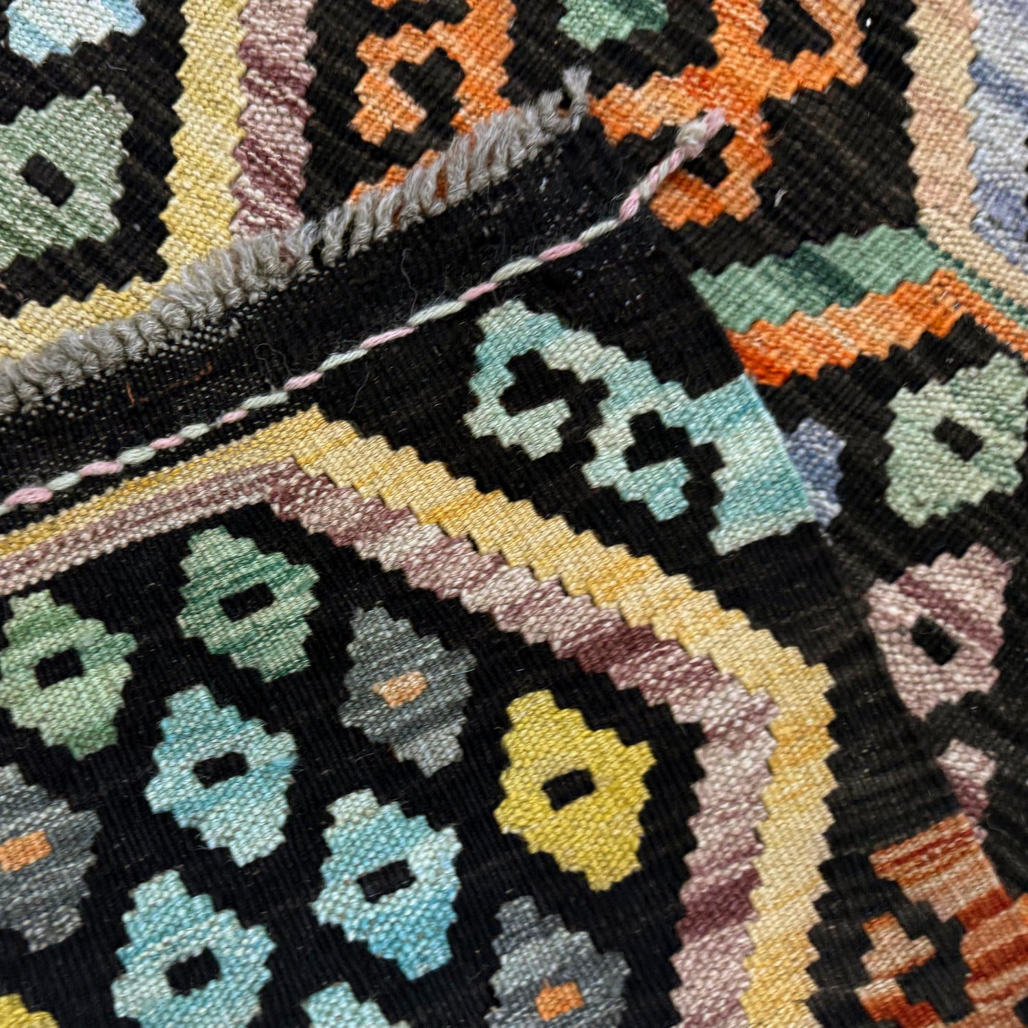 Hand Knotted Flatweave Kilim 2' 8" x 10' 1" ft / 81 x 307 cm - No. Y39121