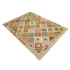 Hand Woven Wool Kelim 4' 10" x 6' 7" ft / 148 x 200 cm - No. Y39127