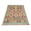 Handmade Turkish Design Wool Kilim 5' 1" x 6' 7" ft / 154 x 201 cm - No. Y39128