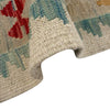 Handmade Turkish Design Wool Kilim 5' 1" x 6' 7" ft / 154 x 201 cm - No. Y39128