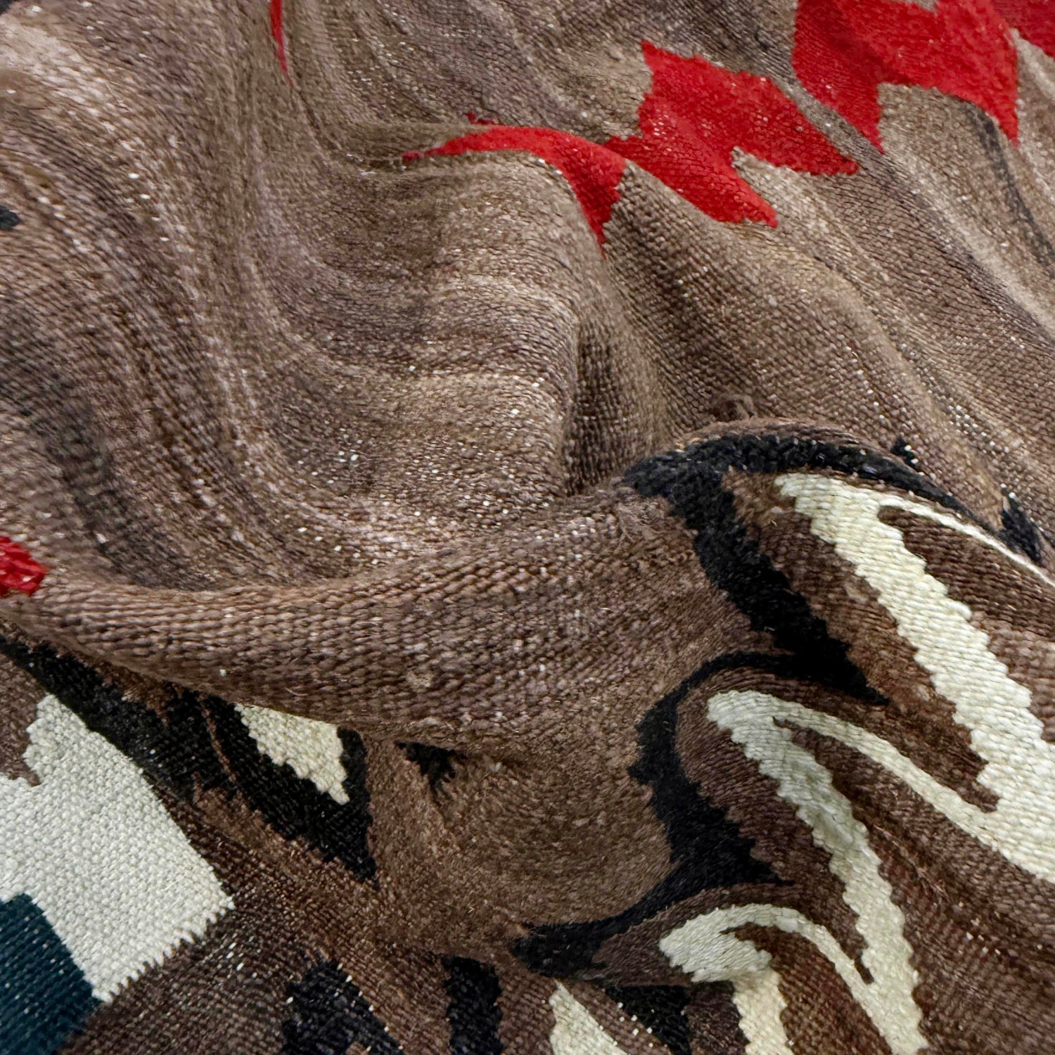 Handmade Turkish Design Wool Kilim 6' 3" x 8' 8" ft / 190 x 265 cm - No. Y39129