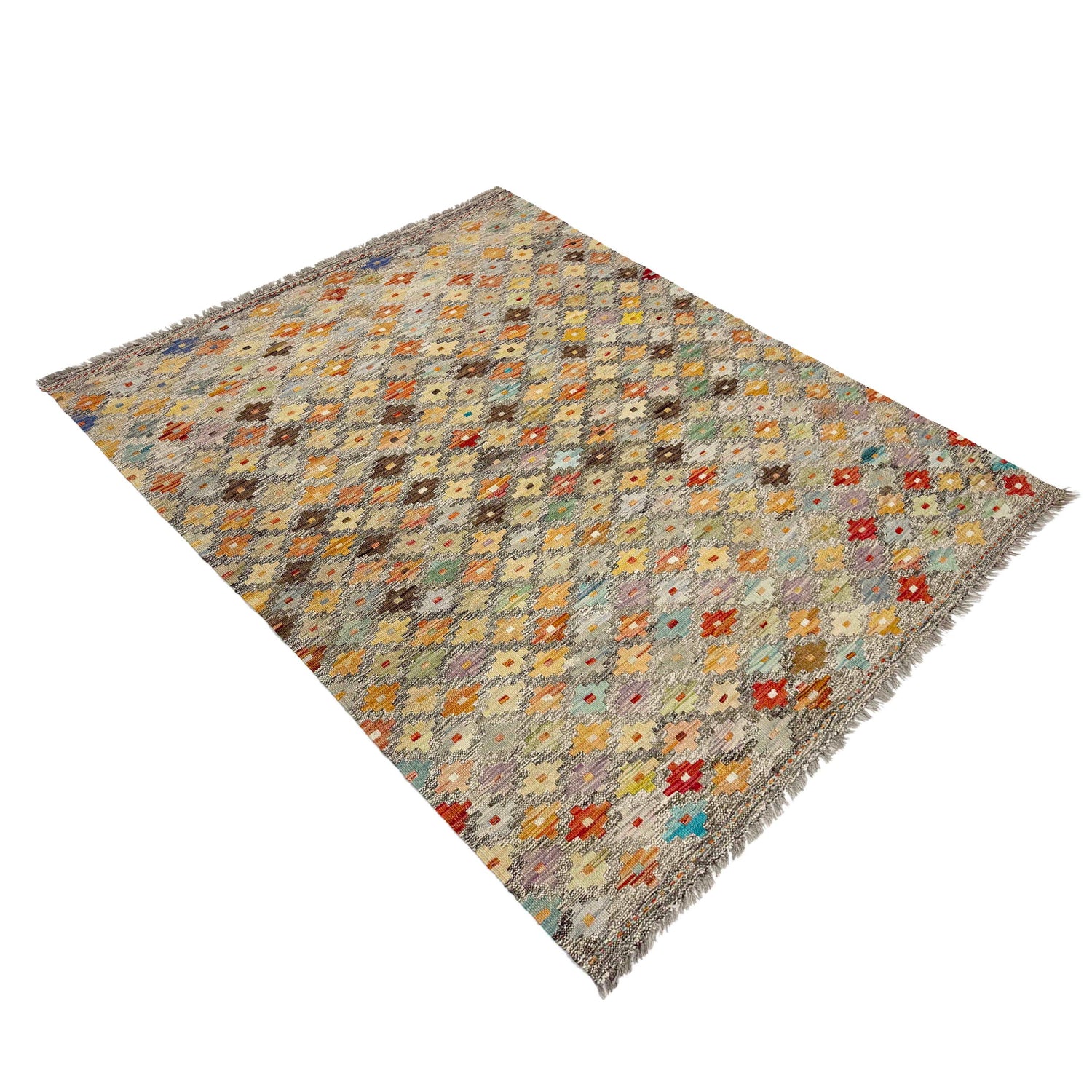 Medium Size Chobi Kilim 4' 11" x 6' 7" ft / 151 x 200 cm - No. Y39130
