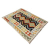 Multi Color ful Flat-Weave Wool Kilim 3' 3" x 4' 10" ft / 99 x 147 cm - No. Y39135