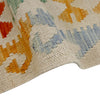 Multi Color ful Flat-Weave Wool Kilim 3' 3" x 4' 10" ft / 99 x 147 cm - No. Y39135