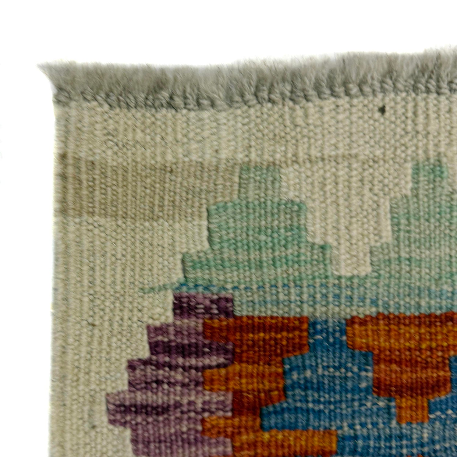 Hand Knotted Flatweave Kilim 5' 1" x 6' 6" ft / 154 x 198 cm - No. Y39138
