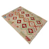 Multi Color ful Flat-Weave Wool Kilim 2' 11" x 4' 5" ft / 90 x 135 cm - No. Y39140