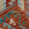 Hand Knotted Afghan Style Kilim Runner 2' 6" x 5' 1"  ft / 77 x 155 cm - No. Y39142
