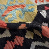 Hand Woven Wool Kelim Runner 2' 4" x 4' 7"  ft / 70 x 140 cm - No. Y39143