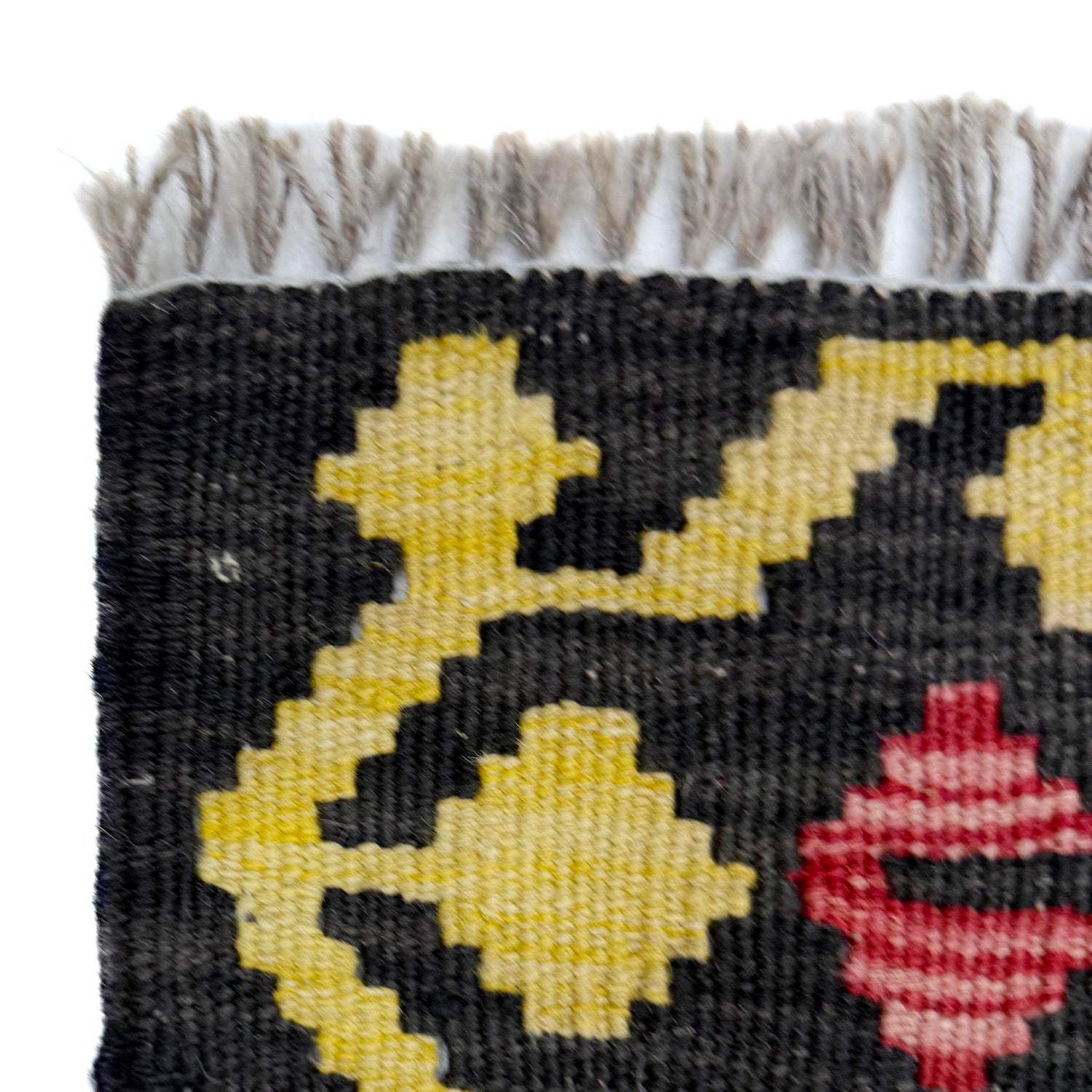 Hand Made Afghan Kilim 5' 2" x 6' 6" ft / 158 x 198 cm - No. Y39144