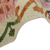 Multi Color ful Flat-Weave Wool Kilim 5' 2" x 6' 9" ft / 158 x 206 cm - No. Y39145