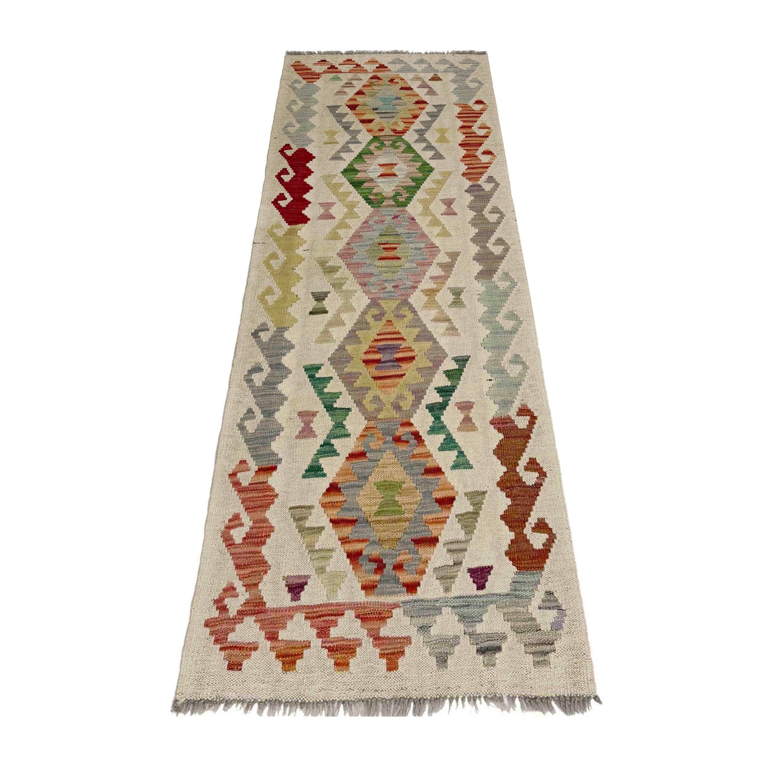 Short Chobi Kilim Runner 2' 0" x 5' 9" ft / 62 x 175 cm - No. Y39148