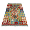 Handmade Turkish Design Wool Kilim 3' 3" x 5' 4" ft / 100 x 162 cm - No. Y39158