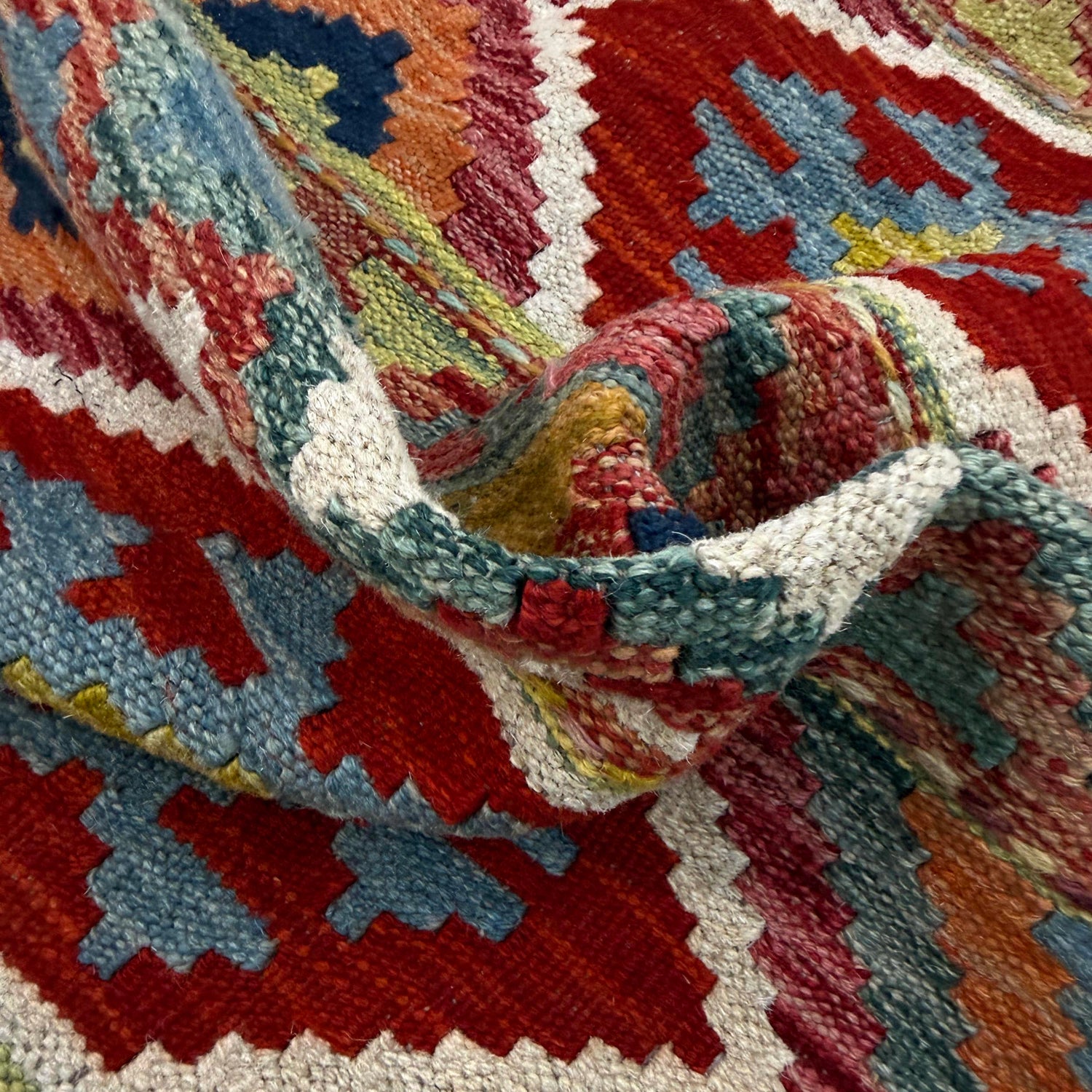 Small Size Chobi Kilim 3' 4" x 4' 9" ft / 102 x 146 cm - No. Y39159