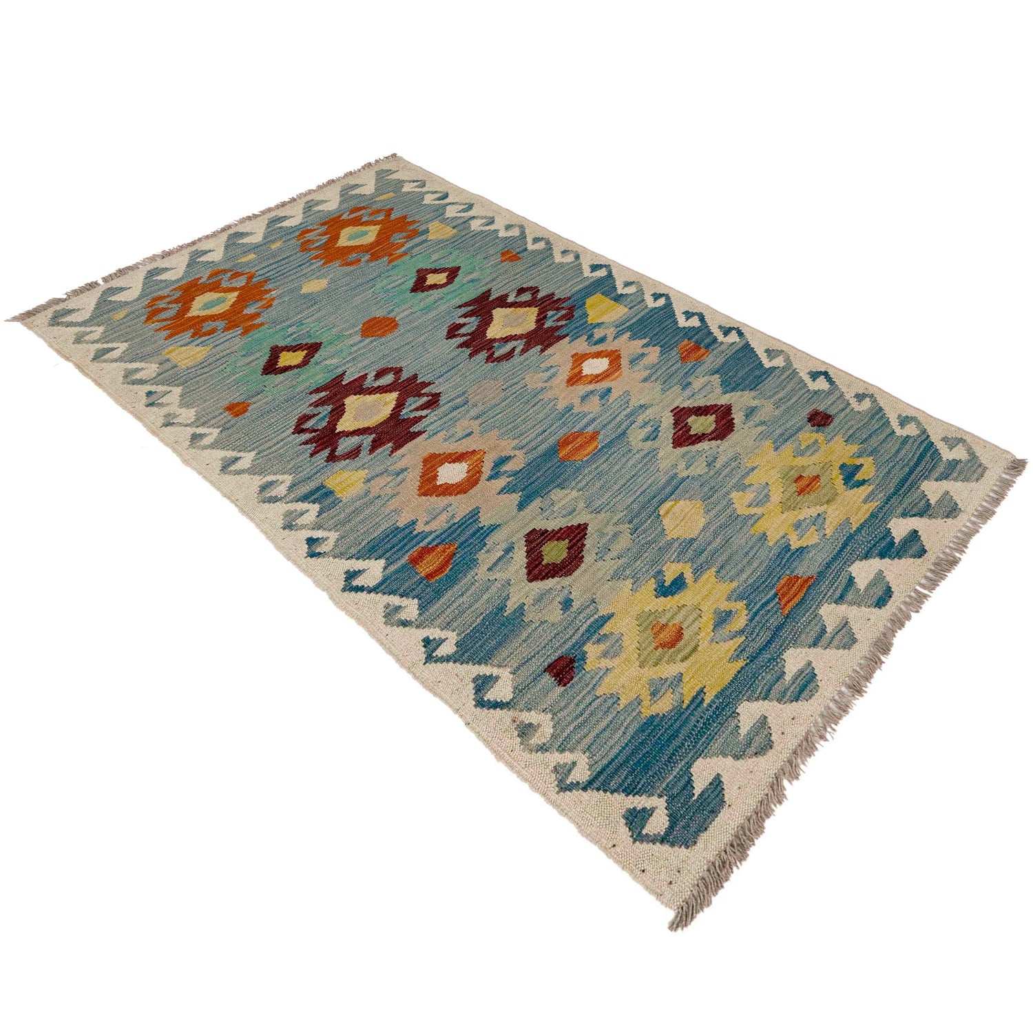 Small Size Chobi Kilim 2' 7" x 4' 9" ft / 78 x 145 cm - No. Y39160