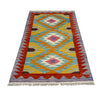 Hand Knotted Flatweave Kilim 2' 6" x 4' 3" ft / 75 x 130 cm - No. Y39161