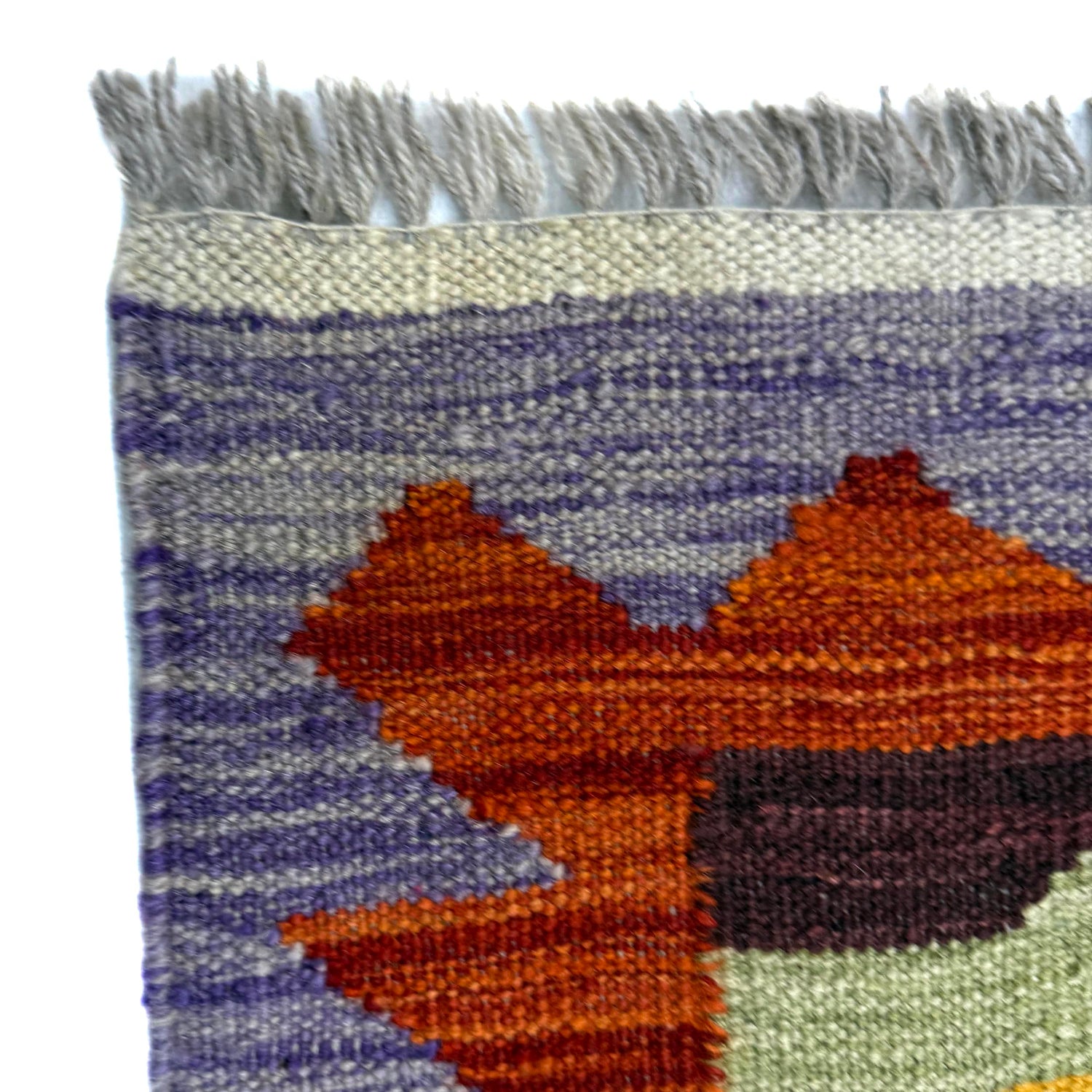 Hand Knotted Flatweave Kilim 2' 6" x 4' 3" ft / 75 x 130 cm - No. Y39161