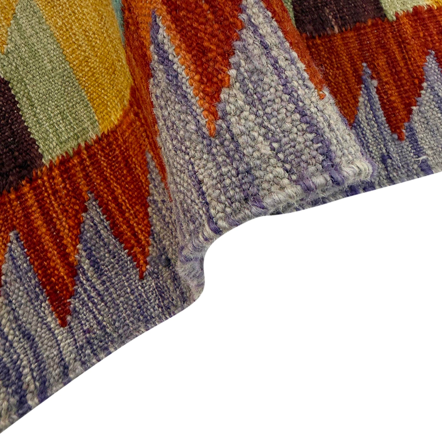 Hand Knotted Flatweave Kilim 2' 6" x 4' 3" ft / 75 x 130 cm - No. Y39161