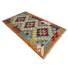 Handmade Afghan Vegetable Kilim 2' 6" x 4' 3" ft / 77 x 130 cm - No. Y39162