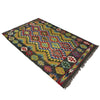 Hand Knotted Flatweave Kilim 3' 5" x 5' 3" ft / 103 x 161 cm - No. Y39163