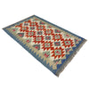 Hand Made Afghan Kilim 2' 7" x 4' 3" ft / 79 x 129 cm - No. Y39164