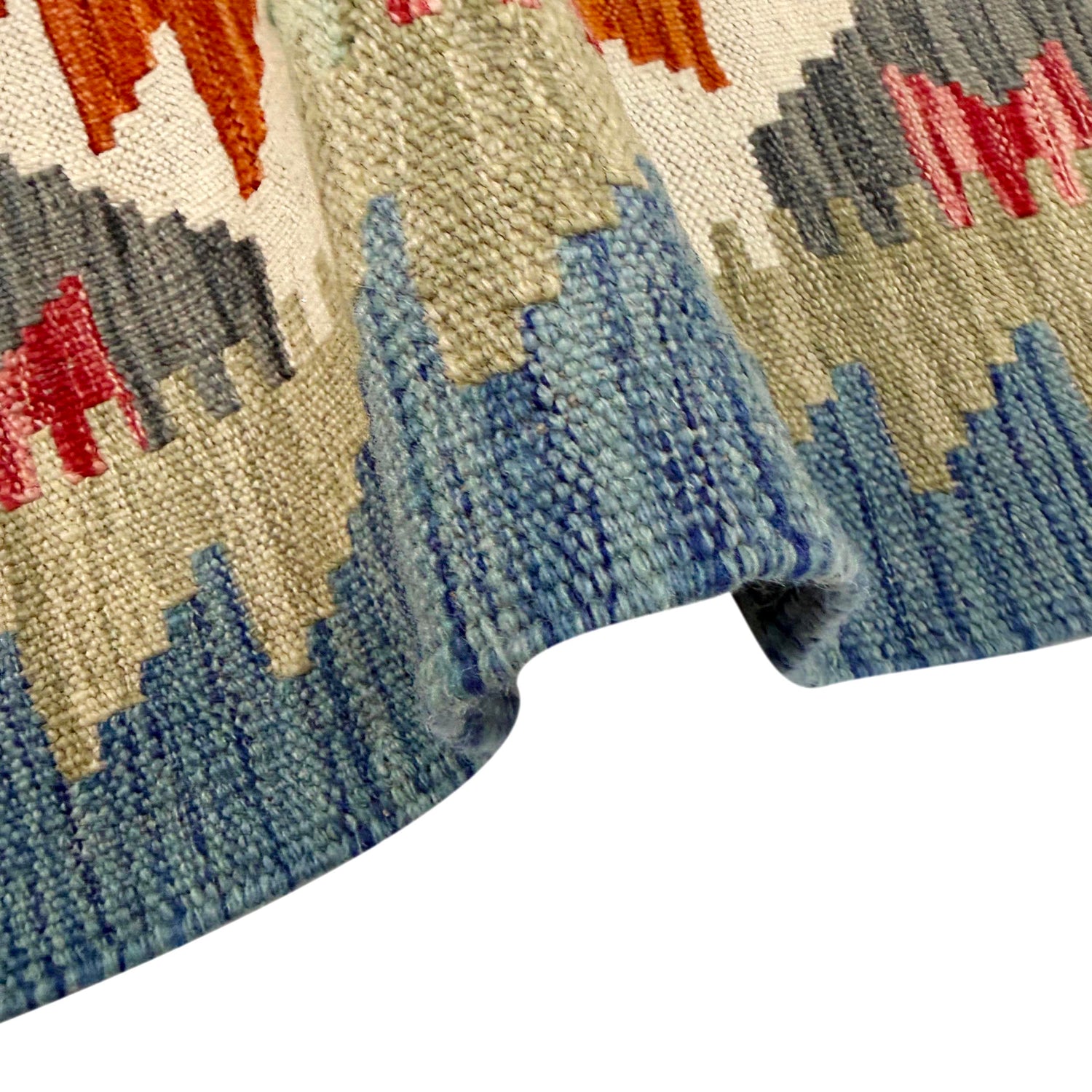 Hand Made Afghan Kilim 2' 7" x 4' 3" ft / 79 x 129 cm - No. Y39164