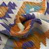 Handmade Afghan Vegetable Kilim 2' 9" x 4' 9" ft / 84 x 146 cm - No. Y39166