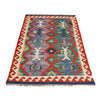 Hand Knotted Flatweave Kilim 3' 2" x 4' 11" ft / 97 x 149 cm - No. Y39167