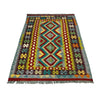 Handmade Afghan Vegetable Kilim 3' 4" x 4' 11" ft / 102 x 149 cm - No. Y39170