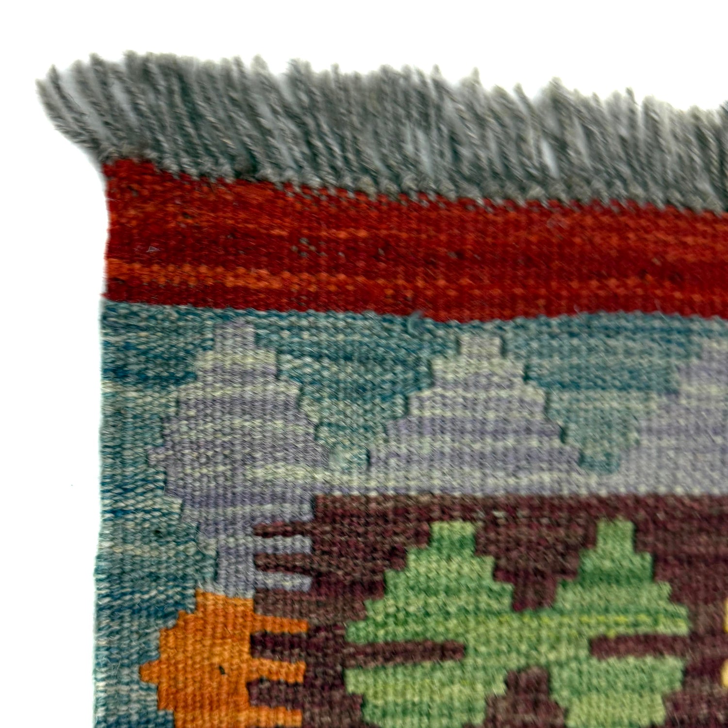 Handmade Afghan Vegetable Kilim 3' 4" x 4' 11" ft / 102 x 149 cm - No. Y39170