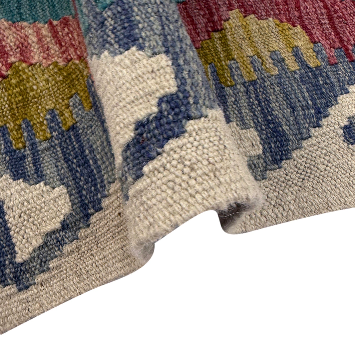 Handmade Vegetable Kilim 3' 1" x 4' 6" ft / 93 x 138 cm - No. Y39174