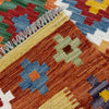 Hand Knotted Afghan Style Kilim 3' 4" x 4' 9" ft / 101 x 146 cm - No. Y39175