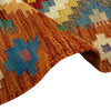 Hand Knotted Afghan Style Kilim 3' 4" x 4' 9" ft / 101 x 146 cm - No. Y39175