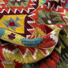 Hand Woven Wool Kelim 3' 7" x 4' 11" ft / 110 x 151 cm - No. Y39176