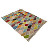 Handmade Turkish Design Wool Kilim 3' 3" x 4' 11" ft / 100 x 150 cm - No. Y39177