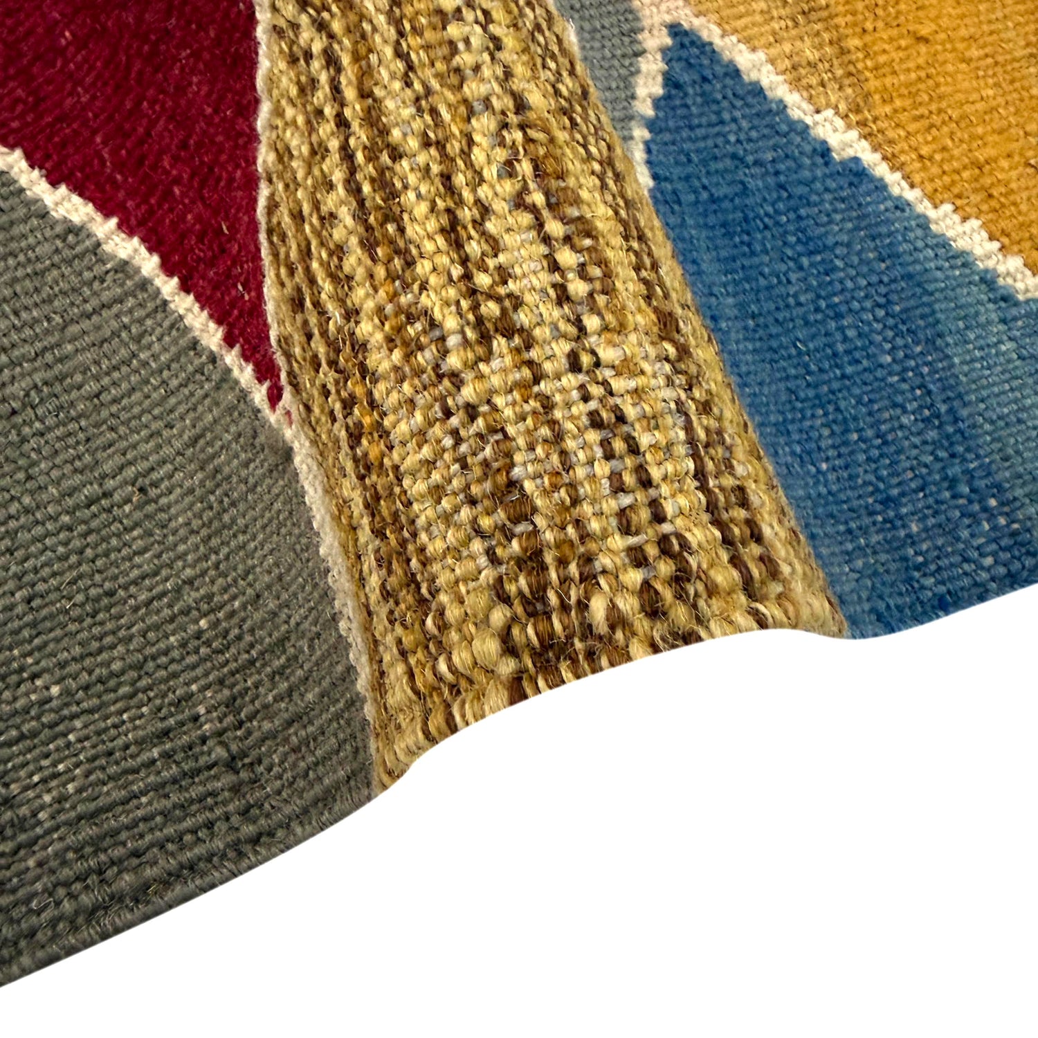 Handmade Turkish Design Wool Kilim 3' 3" x 4' 11" ft / 100 x 150 cm - No. Y39177