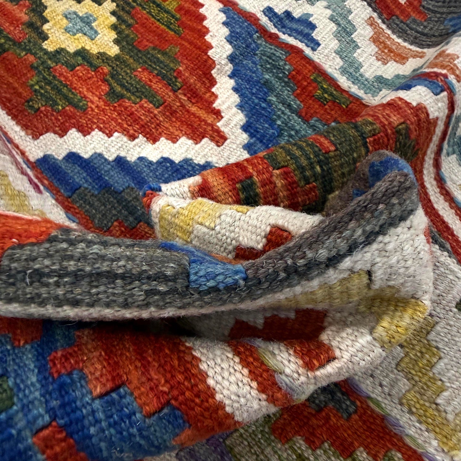 Small Size Chobi Kilim 3' 3" x 5' 2" ft / 100 x 157 cm - No. Y39178