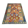 Handmade Vegetable Kilim 4' 1" x 6' 8" ft / 124 x 204 cm - No. Y39179
