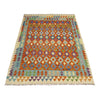 Hand Knotted Afghan Style Kilim 4' 6" x 6' 7" ft / 136 x 200 cm - No. Y39180