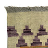 Hand Knotted Afghan Style Kilim 4' 6" x 6' 7" ft / 136 x 200 cm - No. Y39180