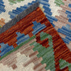 Hand Knotted Afghan Style Kilim 4' 0" x 5' 8" ft / 123 x 173 cm - No. Y39182