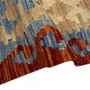 Hand Knotted Afghan Style Kilim 4' 0" x 5' 8" ft / 123 x 173 cm - No. Y39182