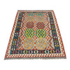 Hand Woven Wool Kelim 4' 2" x 5' 10" ft / 127 x 177 cm - No. Y39183