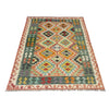 Handmade Turkish Design Wool Kilim 4' 4" x 5' 11" ft / 132 x 180 cm - No. Y39185