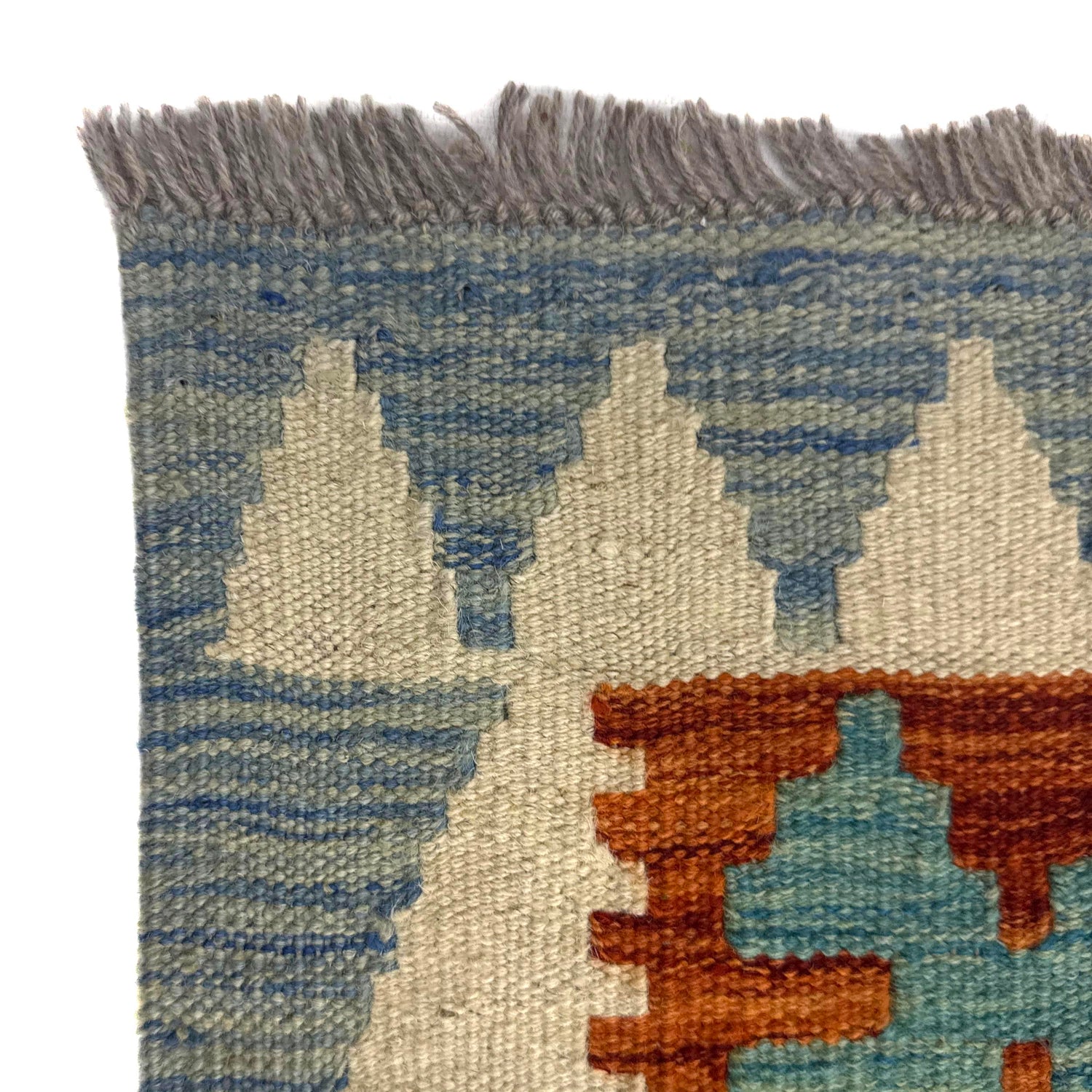 Hand Knotted Afghan Style Kilim 5' 7" x 8' 1" ft / 171 x 246 cm - No. Y39190